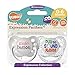 Ulubulu Expression Pacifier Set, Unisex, Mute Button and Pull to Sound Alarm, 0-6 Months