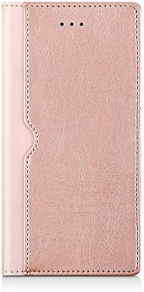simplism Ajouter Collection iPhone 7 Plus Case 6S+ &amp; 6+ [FlipNote] Flip Notebook Style w/ Card Pocket Colorful Cute Fabric Self Standing Case 5.5” Screen iPhone7+ 6S+ / Shiny Pink