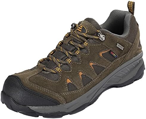 The First Outdoor Men's Breathable Darkish Green Hiking Shoe Trail Sneaker Climbing Mountain Shoes, US 9