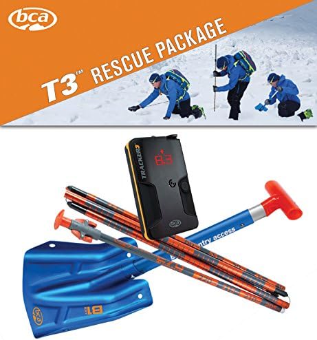 BCA Unisex Tracker 3 Avalanche Tranceiver Package