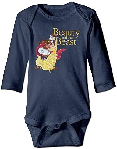 DELPT Beauty And The Beast Cute Baby Girls Boys Climb Romper 12 Months Navy