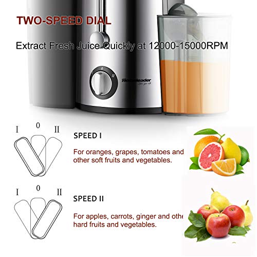 2 Extractor+Homeleader+Stainless+Centrifugal+Vegetables