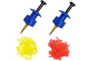 DRCHOER 2X Pellet Bander Tool Micro Bait Bands Banding Match Coarse Fishing Terminal Tackle Set w/ 600 Bands