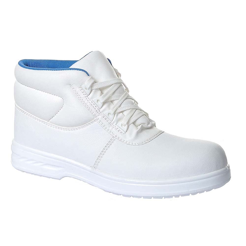 Portwest FW88WHR46 Series FW88 Steelite Albus Laced Boot, S2, Regular, Size: 46, White