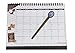 Personal Calendar Planner for Desktop Spiral Binding Blank Grid Page Standing Weekly Monthly Planner Tear Off Agenda Scheduling Notebook