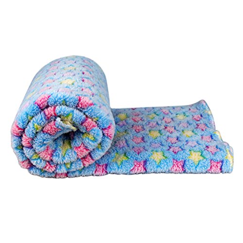 image for Comsmart Puppy Blanket Warm Dog Cat Coral Velvet Blankets Mat Bed Cove