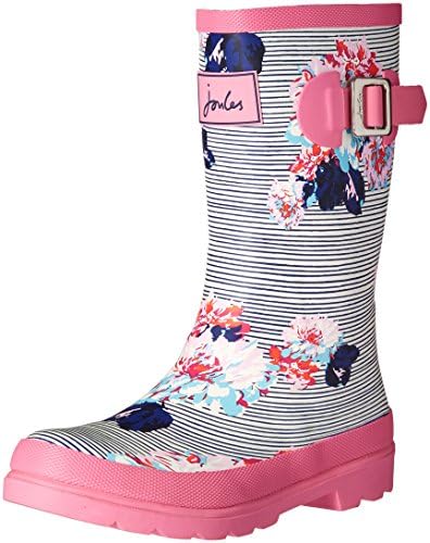 Joules Girls Printed Welly Rain Boot