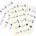 Lip Balm Stickers, Lip Balm Labels 5sheet 50pcs (Rectangle Lip Balm Labels)