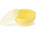 Olababy 100% Silicone Suction Bowl with Lid for Independent Feeding | First Stage Self Feeding Essential for Toddlers and Kids| Baby Led Weaning Snack Feeder | Food Container and Storage |