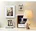 8x10 Matted White Picture Frames Set of 3 Glass Front Made to Display Pictures 6x8 with Mat for Wall & Tabletop Ideal Thanksgiving Day