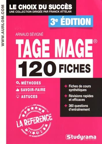 Tage Mage 120 fiches méthodes, savoir-faire et astuces