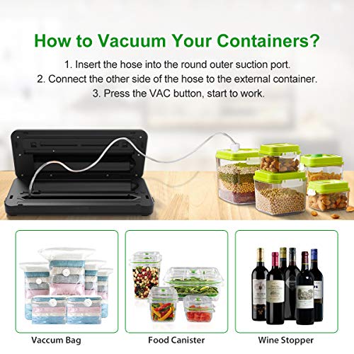 Vacuum Sealer Blusmart 80Kpa Stainless Steel Food Sealer Machine Air