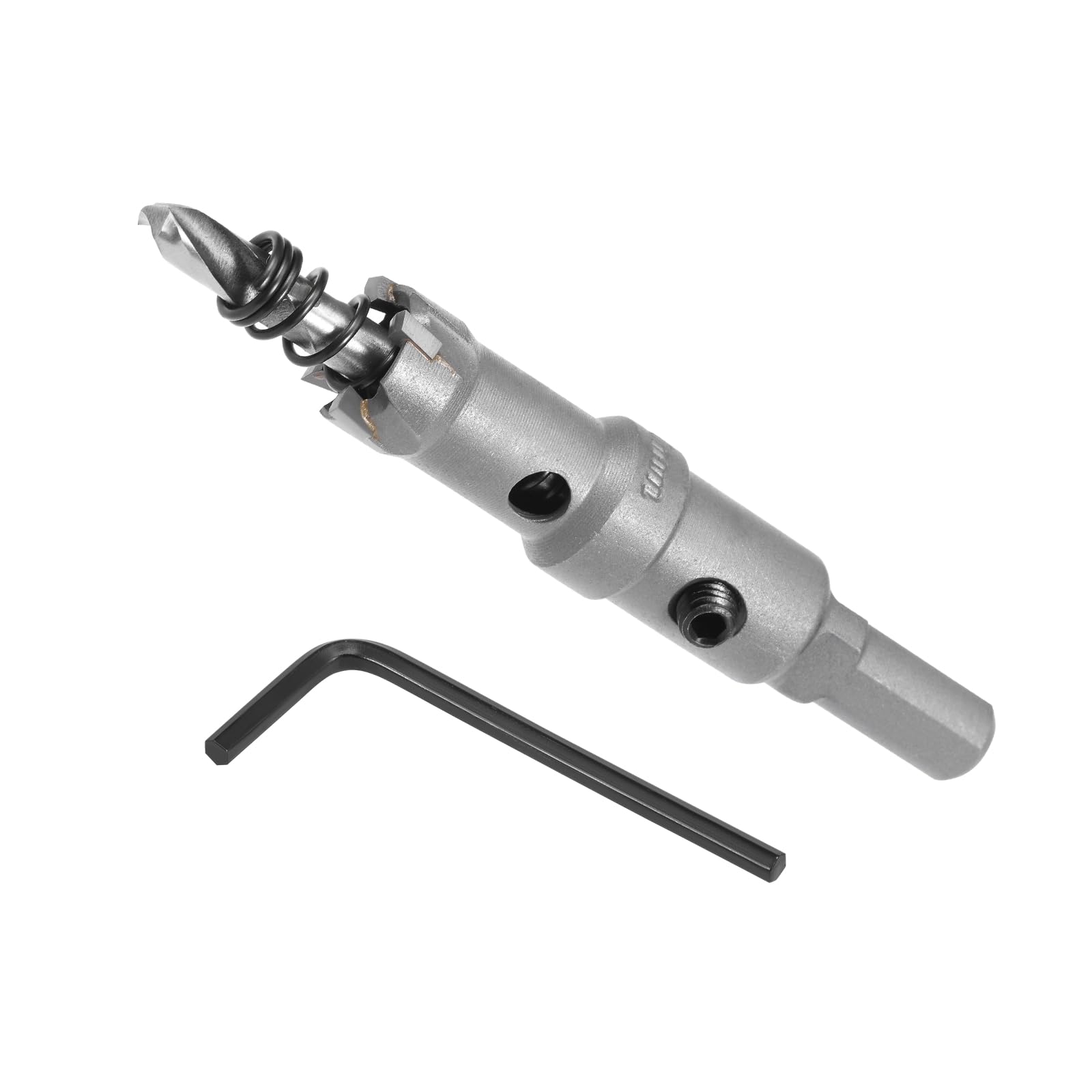 CoCud Hole Saw, 16mm Cutting Diameter, Carbide Tipped Tooth Hole Cutter Drill Bit - (Applications: for Stainless Steel Sheet Metal), 1-Piece