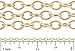5 Feet 14k Gold Filled Bulk Chain 1.2x1.4 Mm Small (No Clasp) for DIY Beading Arts and Crafts