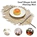 MLADEN Leaf Placemats,Stain Resistant WashableTable Mats,Non-Slip Place Mats Table Decoration Set of 4 (Gold)