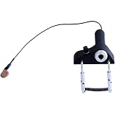 Vaveren Piezo Contact Microphone Pickup with Volume Control Portable Wireless Violin Pickup Professional Piezo Transducer Pickup with Cable for Guitars Mandolin Banjo Bass