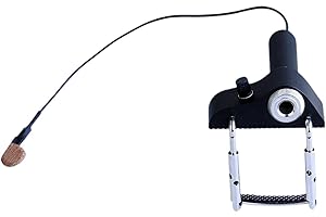 Vaveren Piezo Contact Microphone Pickup with Volume Control Portable Wireless Violin Pickup Professional Piezo Transducer Pickup with Cable for Guitars Mandolin Banjo Bass