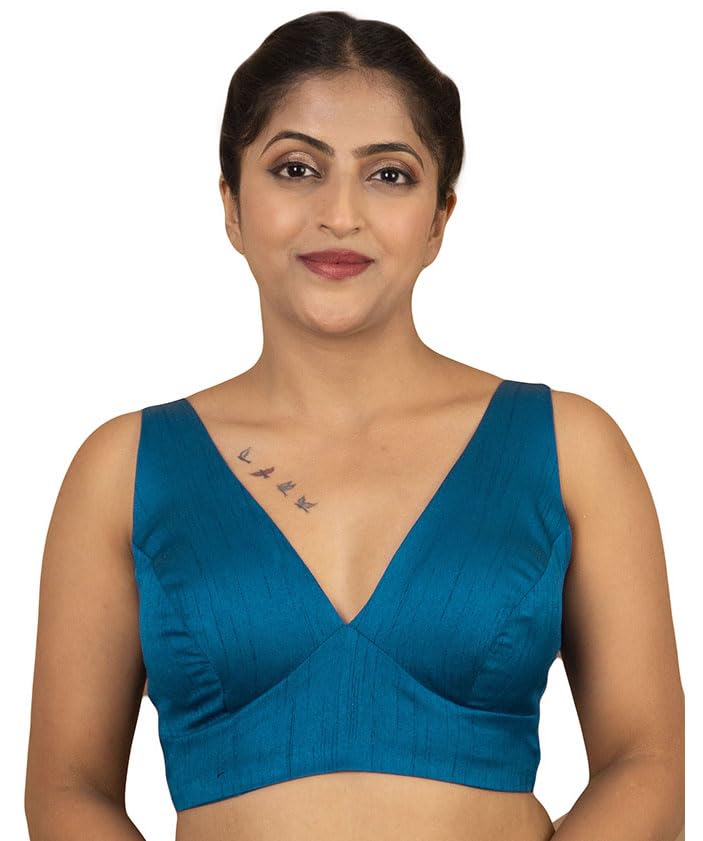 FIGURE'S DESIGNER Women's Dupion Raw Silk