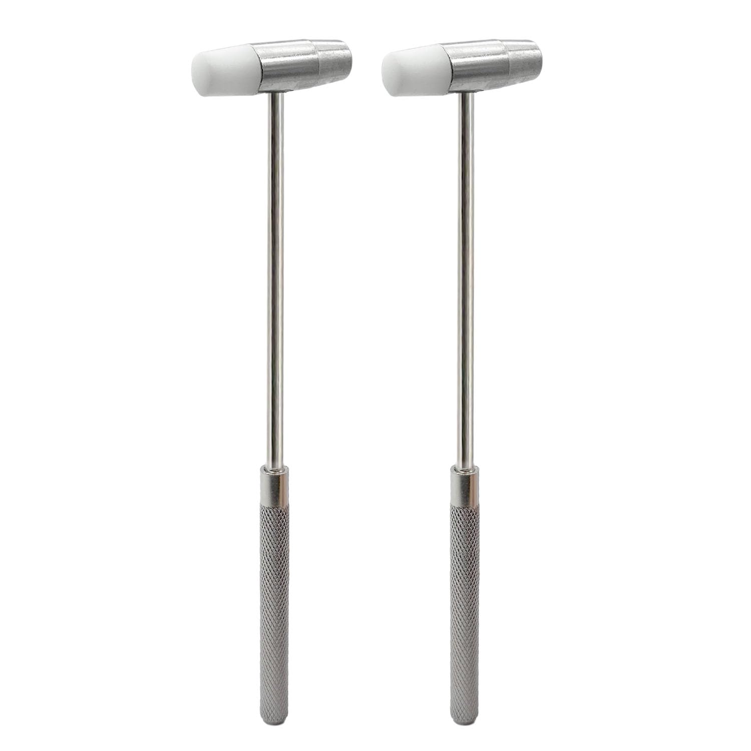 Photo 1 of Lightweight Small Hammer, Jewelry Mallet Plastic Head and Metal Head, Craft Hammer for Toy Building Projects, Jewelry, Watch, Tuning, Woodworking, DIY, Leather, Anti Slip Grip, 2 Pcs