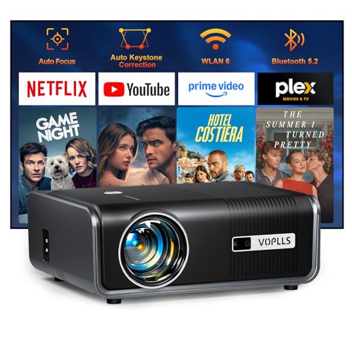 4K Smart Mini Projector Auto Focus Keystone
