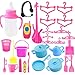 Total 120pcs - 20 Pack Clothes Party Gown Outfits for Barbie Dolls+ 100pcs Dolls Accessories Shoes Bags Necklace Mirror Hanger Tableware - The Greatfor Girl Birthday Christmas