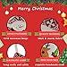 WEWILL Classic Christmas Stockings Set of 2 Elk, Snowman Xmas Character 17 inch Christmas Decorations Gift for Family Kids (Style 4)