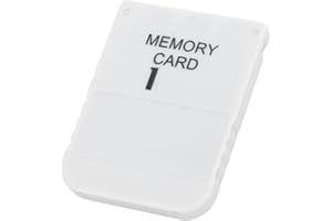 ZERONE 1MB Memory Card for PS1 Game Console Fast Read Write, Lightweight ABS Material Game Saving Card Compatible with PS1 Classic Game Systems