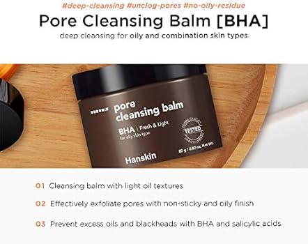 hanskin pore cleansing balm bha