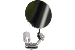 HARDK Inspection Mirror Magnetic Base - 2.16 in. Swivel Angle Ball Joint Antenna Mirror Arc MIG Spot Welding Equipment Inspection Tools
