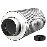 VIVOHOME 4 Inch Activated Air Carbon Filter Odor Control Scrubber with Australian Raw Charcoal