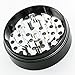 Chromium Crusher 2.5 Inch 4 Piece Bladed Teeth Tobacco Spice Herb Grinder - Gold
