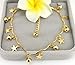 Doinshop Women's Foot Chain Jewelry Beach Barefoot Sandal Ankle Bracelet Gold (Bell Star)