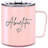 Violet & Gale Abuelita Gifts for Grandma - 12oz Coffee Mug Tumbler Cup - Abuela Gifts in Spanish - Regalos Para Abuelas
