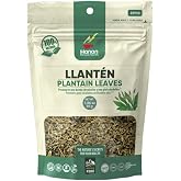 Hanan Plantain Leaf Tea (Llanten) 1.1 oz (30 g) - Loose, Dried Llanten Plant Leaves from Peru, 1.06 Ounce (Pack of 1)