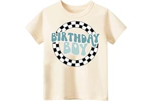 Cheerilulu Birthday Boy Toddler T-Shirt, Happy Birthday Dude Shirt