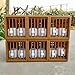 Birdcage Square Bird Cage Easy to Carry Small Bird Transport Cage Plastic Brown Bird Cage Basethumb 4