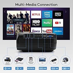 Living Enrichment Mini Projector with