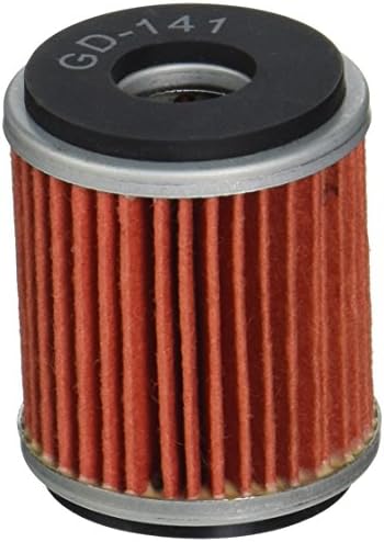 GOLDIGGER After Market HF141 &amp; KN-141 Replacement Oil Filter Motorcycle/Dirt Bike/ATV Fit Yamaha YZ250F YBR250 YZ450F WR250F WR450F YFM250R WR250X XT250 YFZ450 YFZ450R YFZ450W YFZ450X YZ250F (1 Pack)