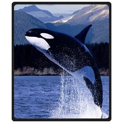 Buy Hot Sell Super Soft Orca Killer Whales Whale Killer Whales Blanket 50 X 60 Fleece Blanket Medium Online In Kuwait B017xihcei
