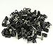 Skywalker Flexible Single Cable Screw Clips (Pack of 100 / Black)