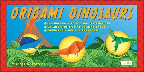 Origami Dinosaurs Includes 2 Origami Books 20 Fun Projects And 98 High Quality Origami Paper Great For Kids And Parents Amazon Co Uk Michael G Lafosse 9780804839082 Books