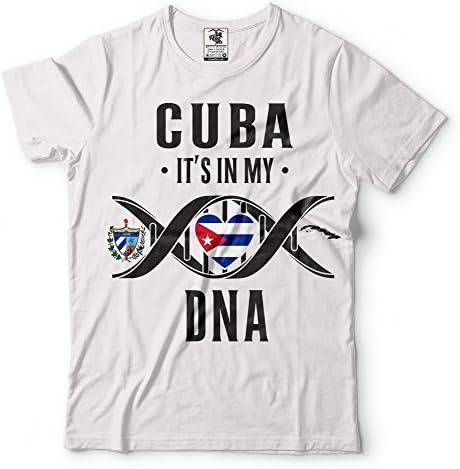 Silk Road Tees Men's Cuba T-Shirt Cuban Patriot Heritage Diaspora Nationality Tee Shirt