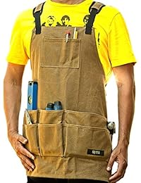 Waxed Canvas Herramienta delantal