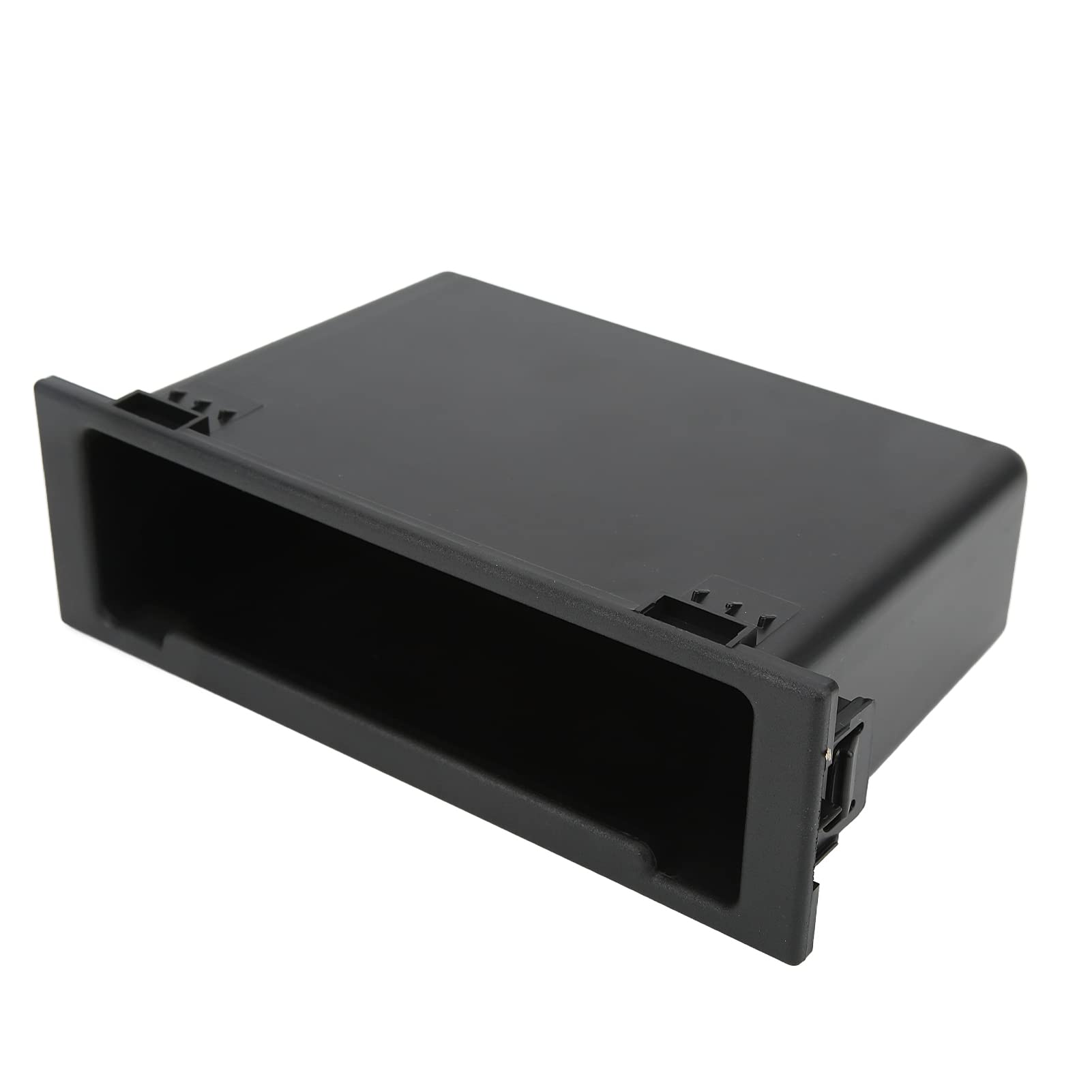 Dash Radio Pocket, Stereo Radio Storage Box Single Din Black for in the Car