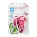 MAM Animal Design Collection Pacifier Clip (1-Pack), Clip for Pacifiers with Fastener and Flexible Ring, Baby Pacifier Clip for Girls, Designs May Vary