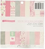 Pebbles 36-Sheet Special Delivery Girl Paper Pad, 6 by 6-Inch