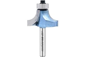 Carbide Tipped Corner Round Corner Rounding Router Bit Double Flute Solid Surface Lower Ball Radius Bearing Guide Router Bit 