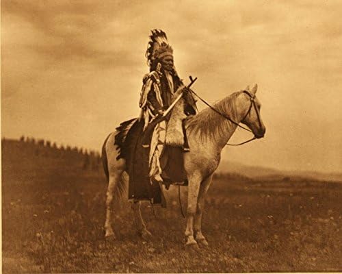 Chief Nez Perce Native American Indian Photo Photogrpah 8 x 10 Sepia Tone from The 1800 Old West