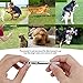 JBER Dog Whistle, Dog Training Whistle to Stop Barking Adjustable Frequency Ultrasonic Sound Training Tool Dog Bark Control with Free Premium Quality Lanyard 2 Pack Black Pet Whistle