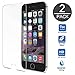 Gembonics Tempered Glass for iPhone 8/7/6 Plus, Screen Protector [2 Pack] Touch-Screen Accurate Round Edge 0.3mm Ultra-Clear Maximum Screen Protection from Bumps Drops Scrapes and Marks